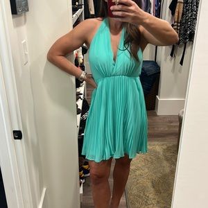 Small Turquoise Halter Dress